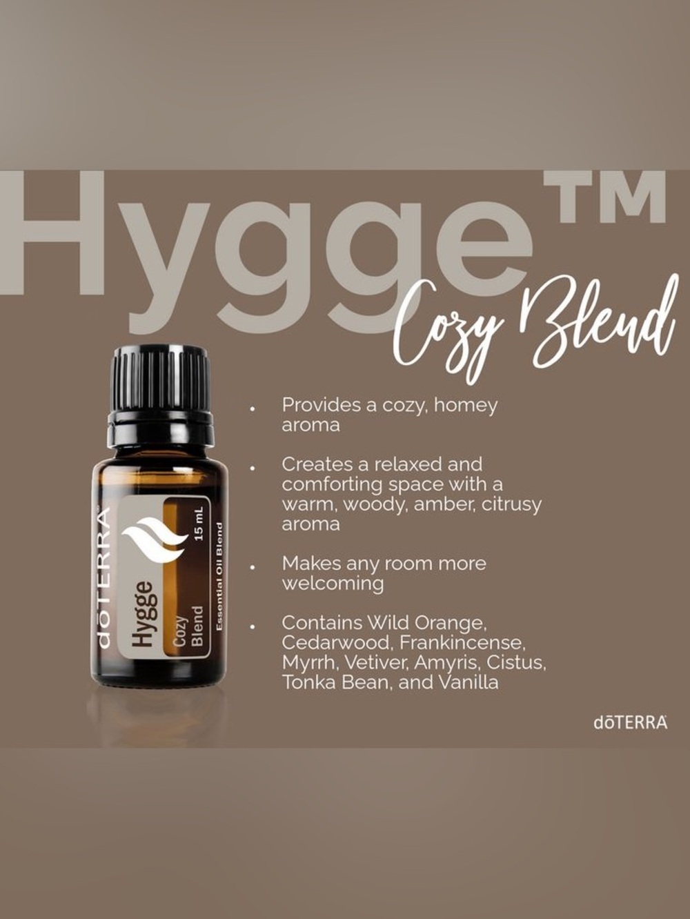 DoTerra Hygge Essential Oil 15ml